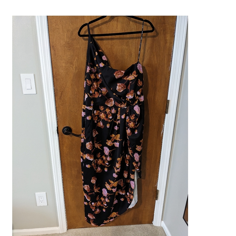 Black/orange/Pink Dress